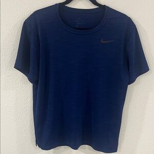 Nike Men's Short Sleeve Blue Tee
